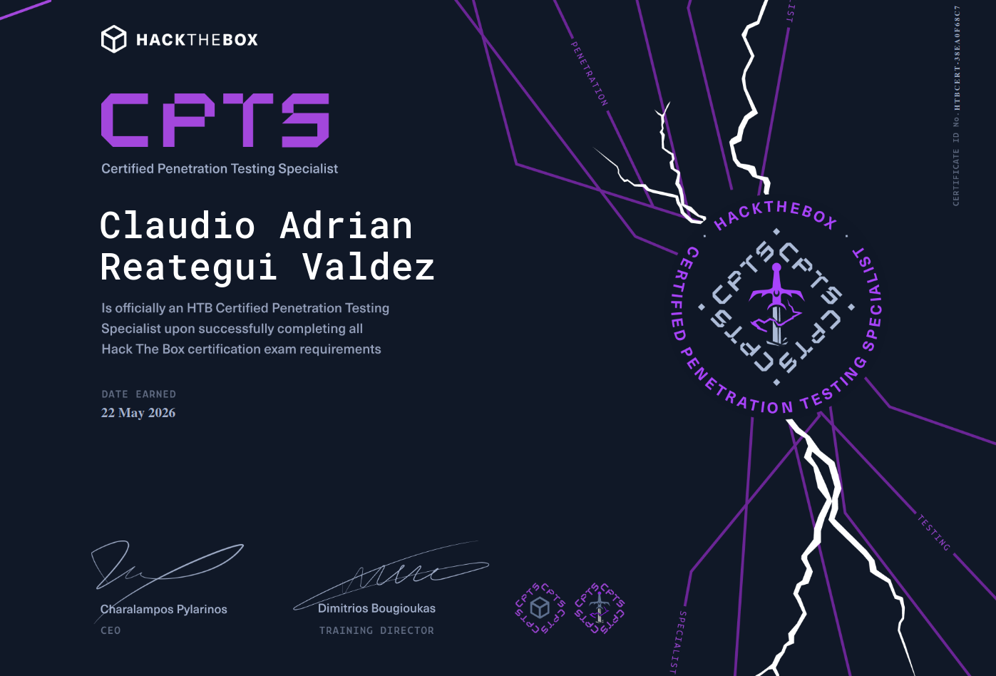 HackTheBox CPTS certification exam review and tips.