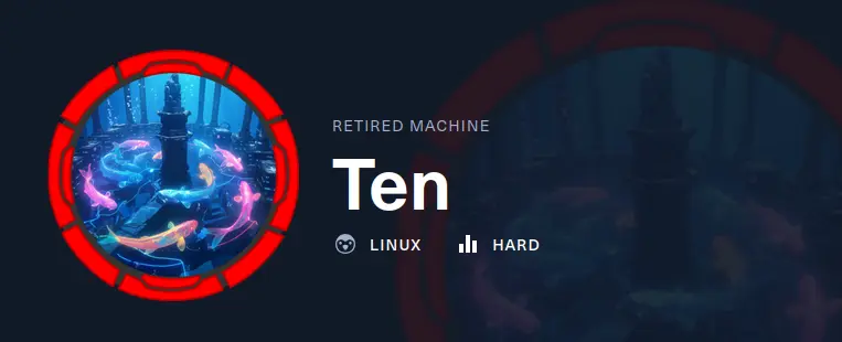 HackTheBox Ten machine walkthrough